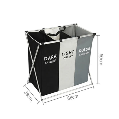 Dark / Light / Colour Separated Laundry Basket